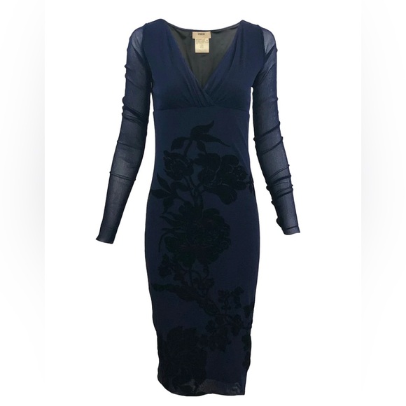 Jean Paul Gaultier Dresses & Skirts - Jean Paul Gaultier Fuzzi Micro Mesh Bodycon Dress